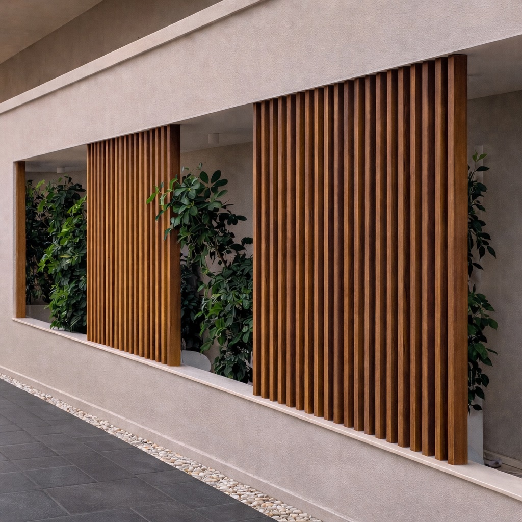 Fassade aus Aluminium